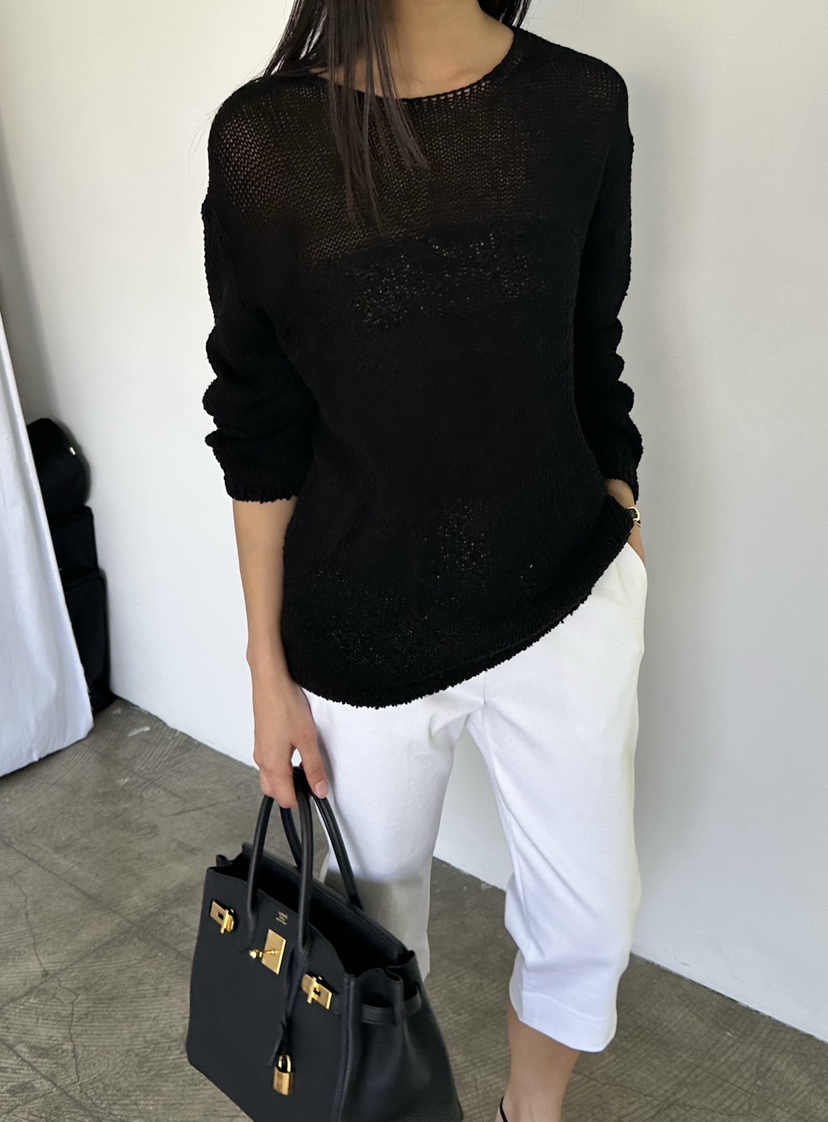 LE VASE韓國直郵女士新品人氣熱賣推薦職業時尚26春夏針織衫LE VASE針織衫圖色4