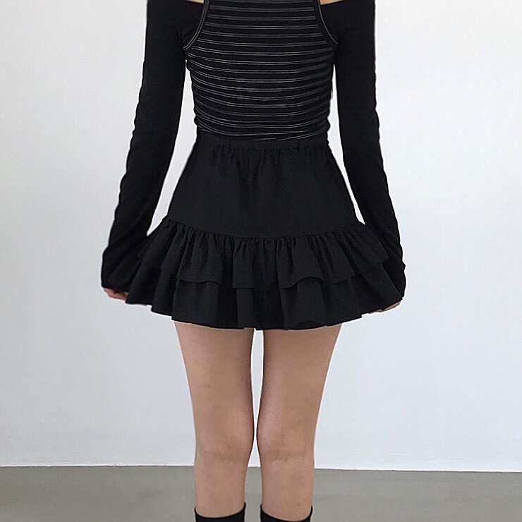 2TWO MOON韓國東大門代購女裝新款休閑職業26春夏短裙腰帶2TWO MOON短裙