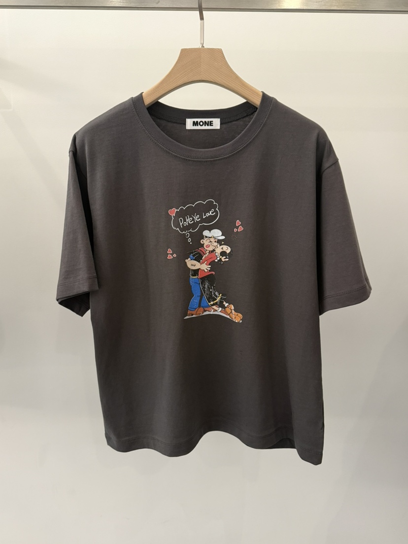 MONE-A韓國東大門直郵女士新款人氣熱賣職業T恤大力水手MONE-AT恤圖色4