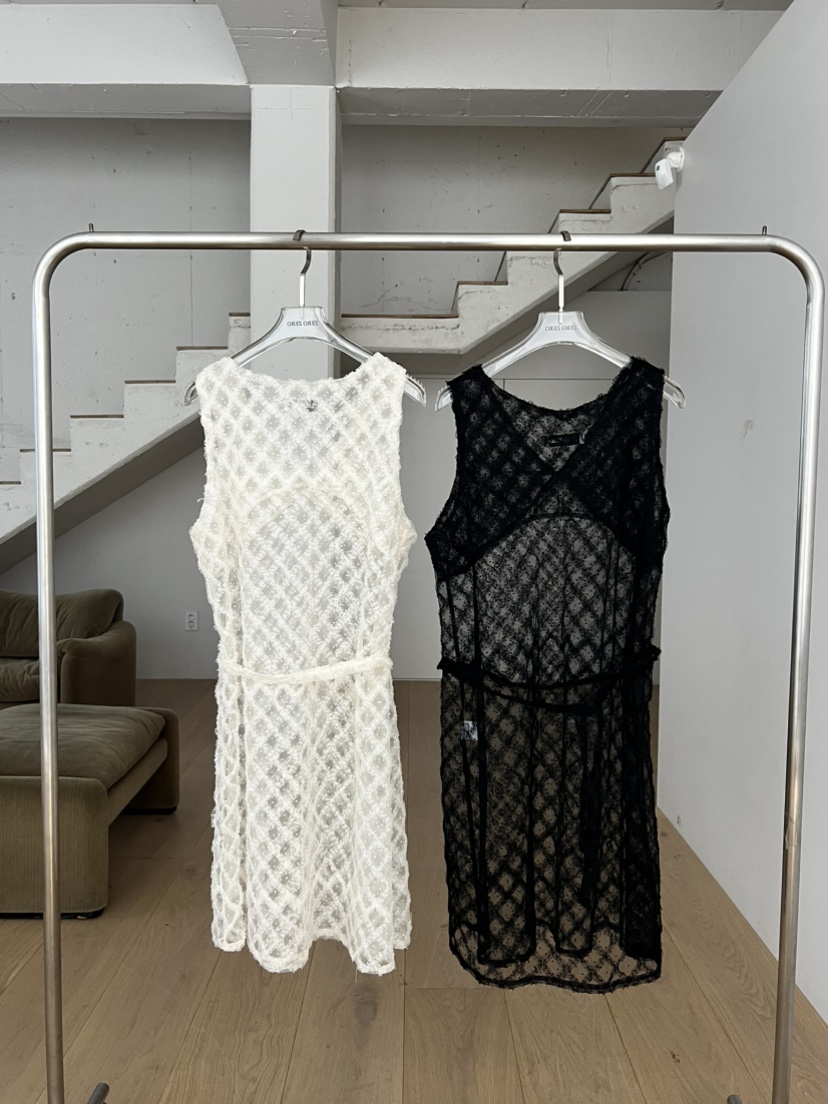 ZEROZERO韓國直郵女士新品熱賣時尚職業人氣連衣裙含腰繩ZEROZERO連衣裙