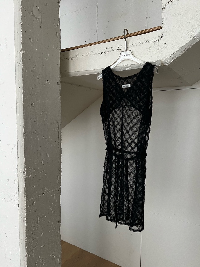 ZEROZERO韓國直郵女士新品熱賣時尚職業人氣連衣裙含腰繩ZEROZERO連衣裙圖色1