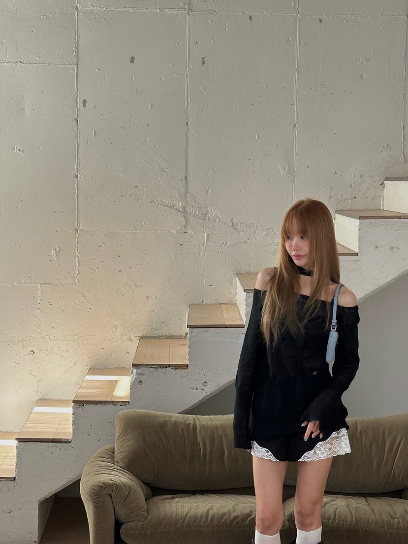 ZEROZERO韓國東大門直郵女士新款26春夏職業時尚短褲蕾絲ZEROZERO短褲