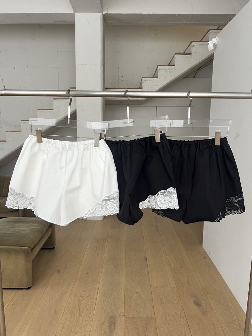 ZEROZERO韓國東大門直郵女士新款26春夏職業時尚短褲蕾絲ZEROZERO短褲