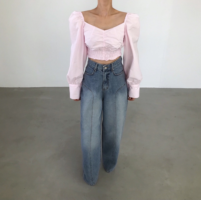 2TWO MOON韓國直郵女裝新品熱賣時尚推薦休閑襯衫蕾絲衫2TWO MOON襯衫/蕾絲衫