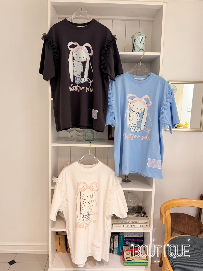 BOUTIQUE-L韓國東大門直郵女裝新款推薦人氣26春夏休閑T恤BOUTIQUE-LT恤