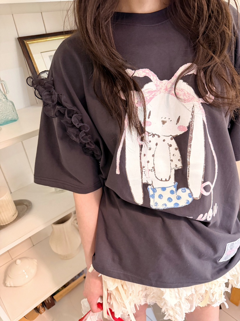 BOUTIQUE-L韓國東大門直郵女裝新款推薦人氣26春夏休閑T恤BOUTIQUE-LT恤