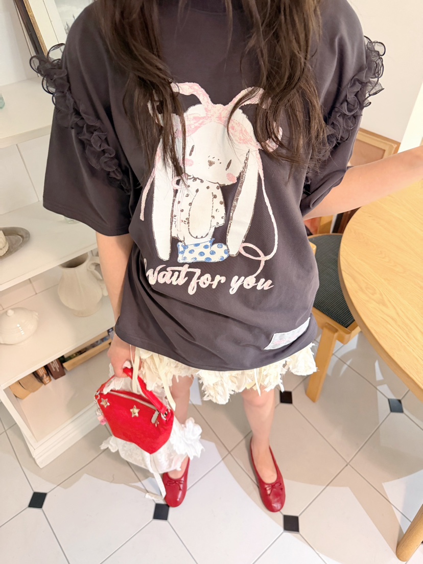 BOUTIQUE-L韓國東大門直郵女裝新款推薦人氣26春夏休閑T恤BOUTIQUE-LT恤