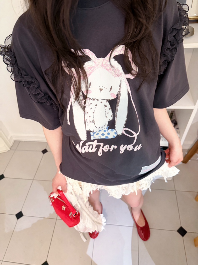 BOUTIQUE-L韓國東大門直郵女裝新款推薦人氣26春夏休閑T恤BOUTIQUE-LT恤