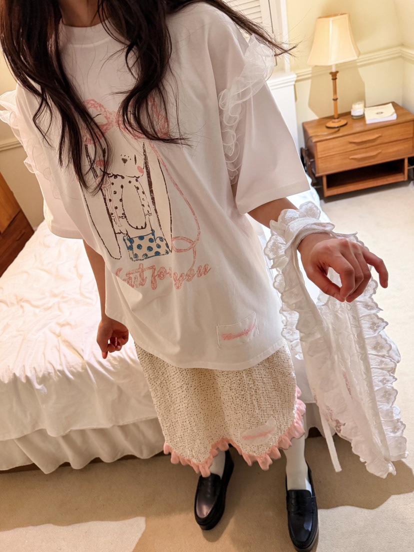 BOUTIQUE-L韓國東大門直郵女裝新款推薦人氣26春夏休閑T恤BOUTIQUE-LT恤