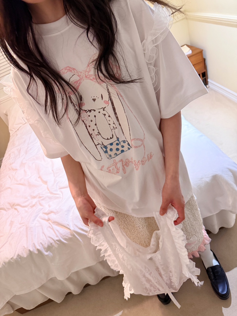 BOUTIQUE-L韓國東大門直郵女裝新款推薦人氣26春夏休閑T恤BOUTIQUE-LT恤