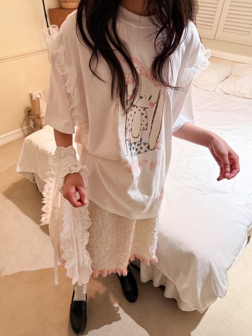 BOUTIQUE-L韓國東大門直郵女裝新款推薦人氣26春夏休閑T恤BOUTIQUE-LT恤