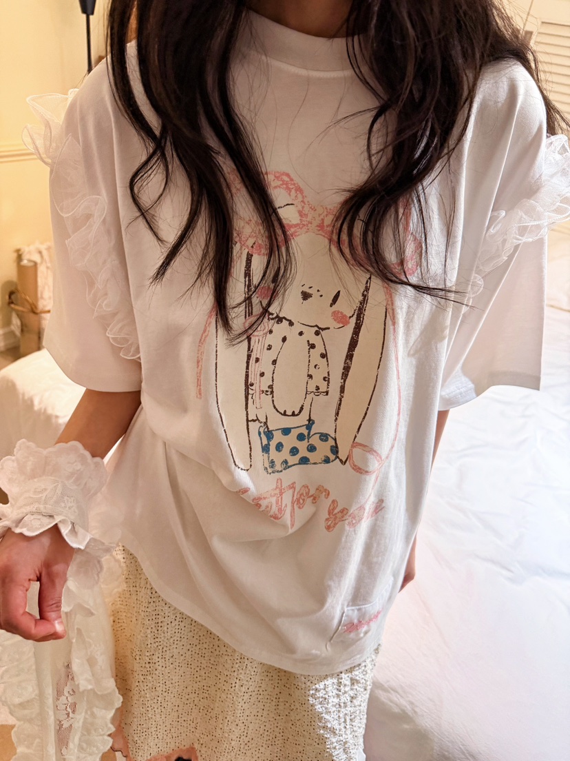 BOUTIQUE-L韓國東大門直郵女裝新款推薦人氣26春夏休閑T恤BOUTIQUE-LT恤