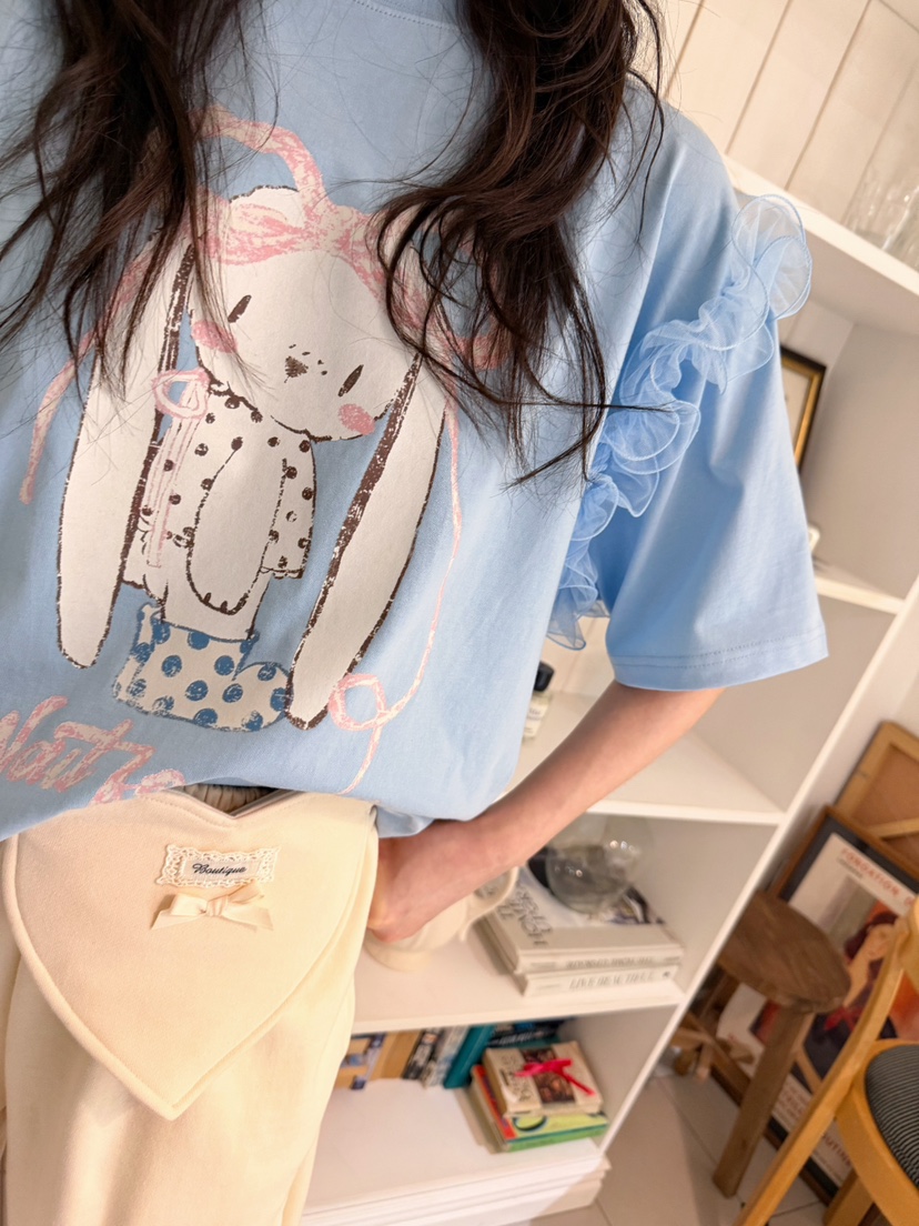 BOUTIQUE-L韓國東大門直郵女裝新款推薦人氣26春夏休閑T恤BOUTIQUE-LT恤