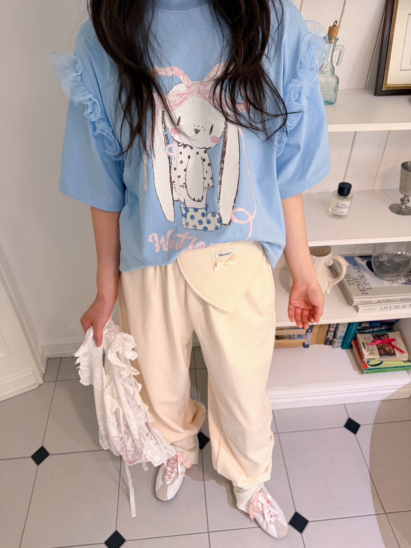 BOUTIQUE-L韓國東大門直郵女裝新款推薦人氣26春夏休閑T恤BOUTIQUE-LT恤