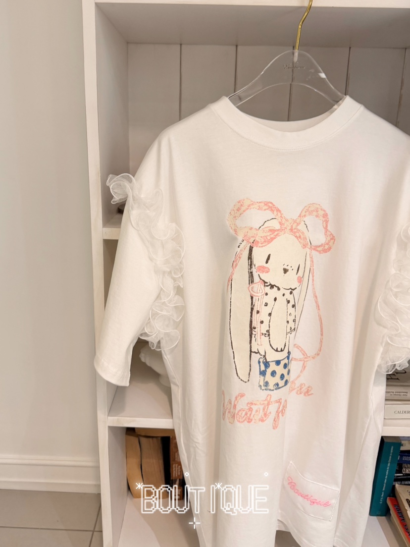 BOUTIQUE-L韓國東大門直郵女裝新款推薦人氣26春夏休閑T恤BOUTIQUE-LT恤圖色3