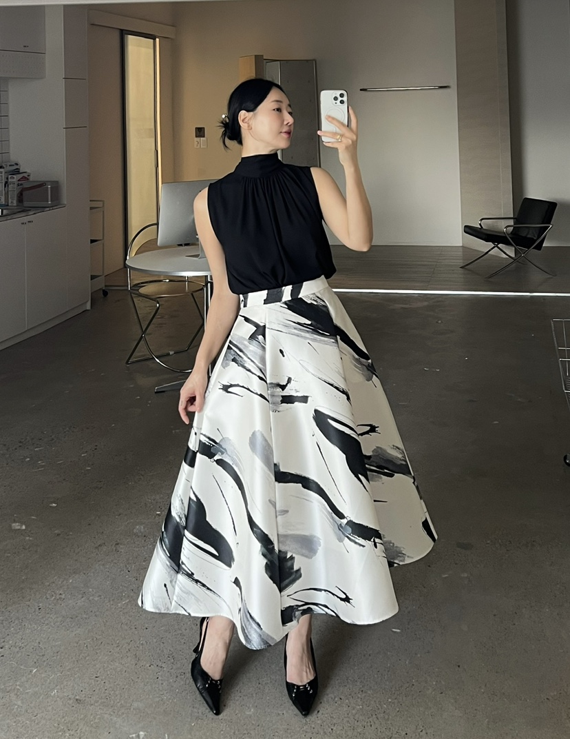 VERNI韓國東大門直郵女裝新款熱賣人氣休閑職業26春夏長裙VERNI長裙