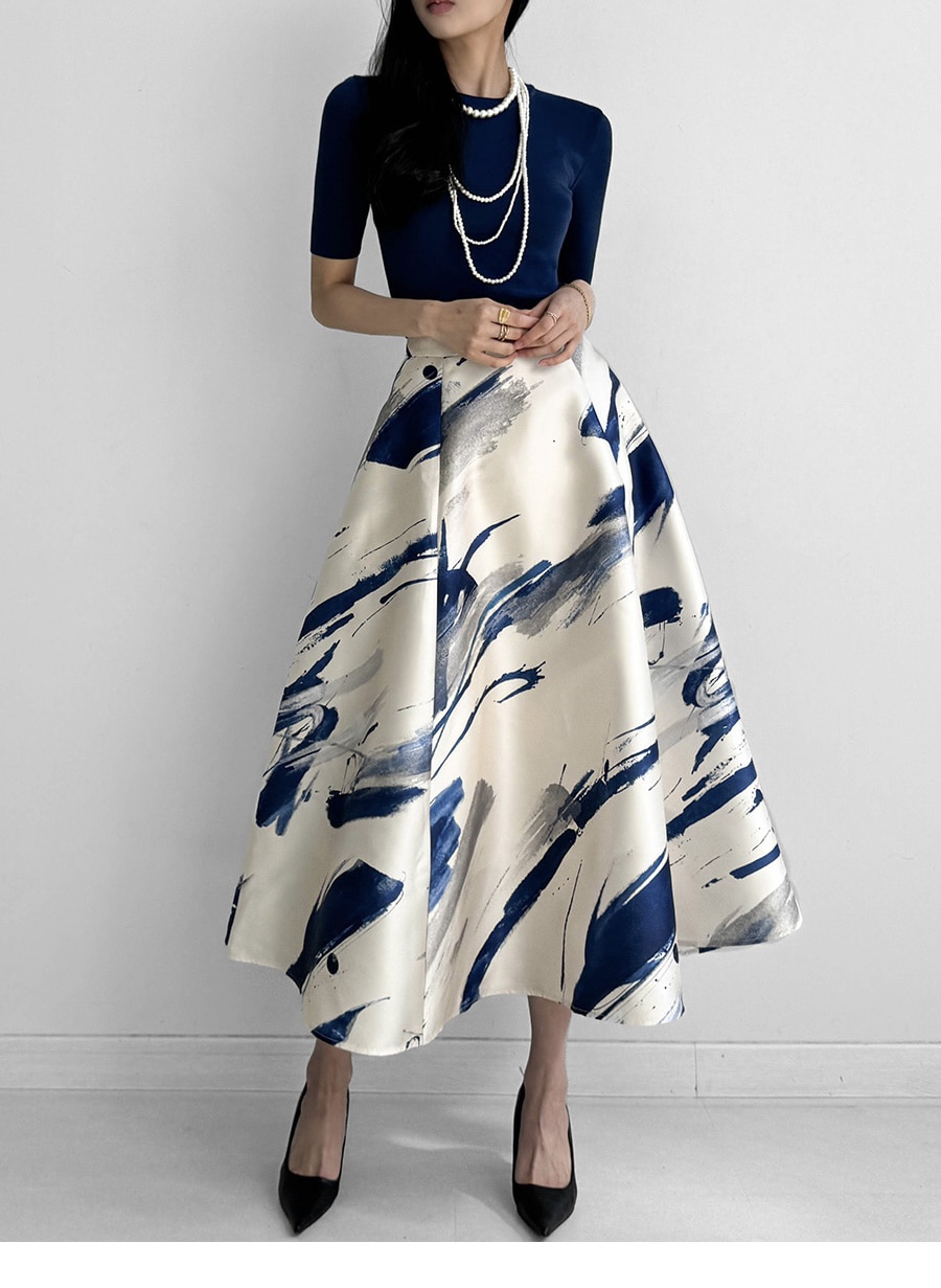 VERNI韓國東大門直郵女裝新款熱賣人氣休閑職業26春夏長裙VERNI長裙