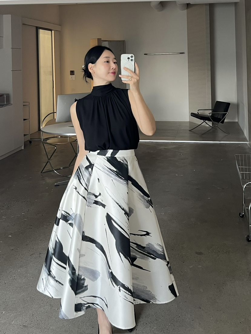 VERNI韓國東大門直郵女裝新款熱賣人氣休閑職業26春夏長裙VERNI長裙
