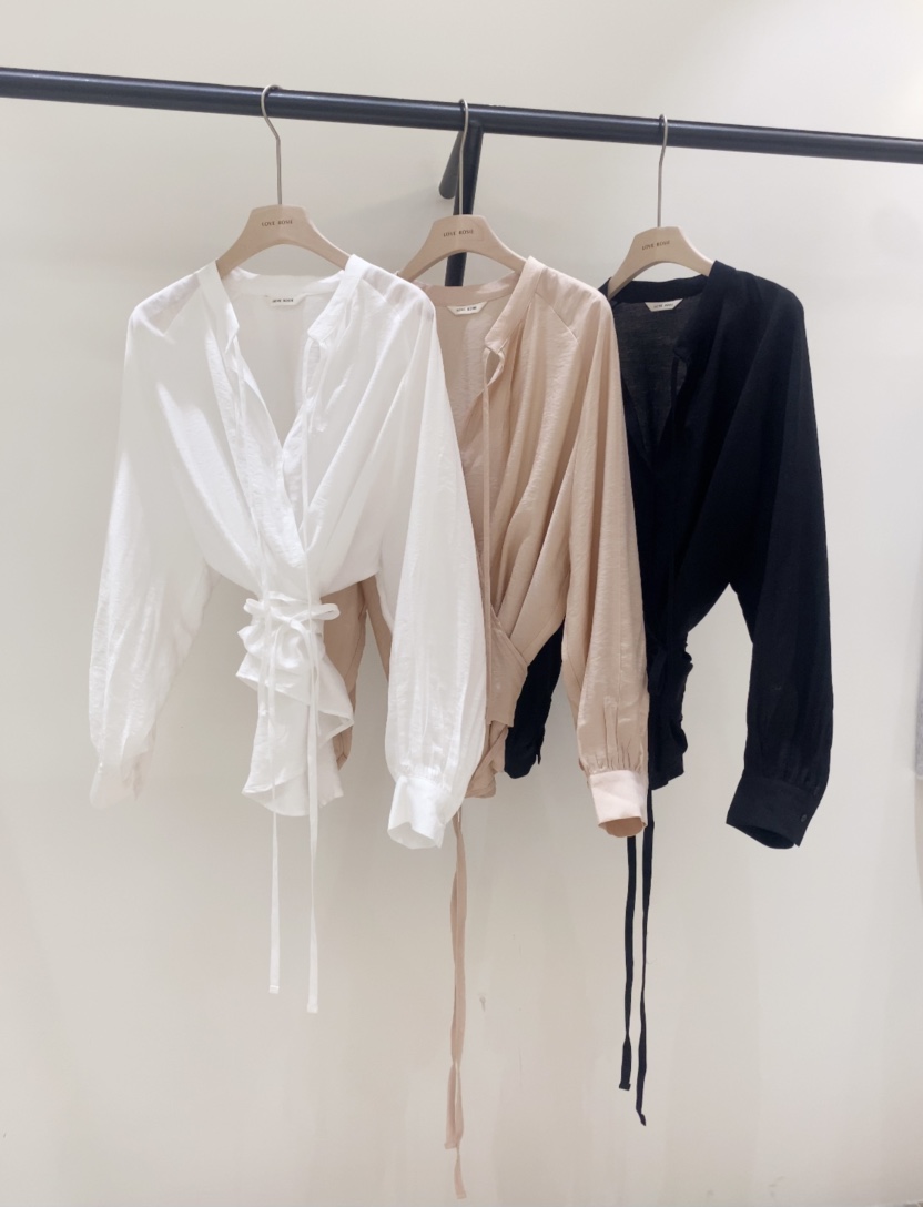 LOVE ROSIE韓國直郵實拍女士新款職業推薦人氣襯衫蕾絲衫LOVE ROSIE襯衫/蕾絲衫