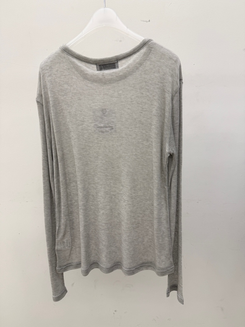 CM韓國直郵女士新款推薦休閑人氣職業時尚26春夏長袖T恤透明CM_centimeter長袖T恤