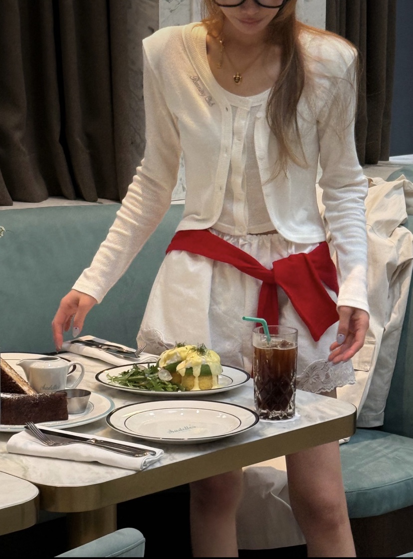 ZEROZERO韓國東大門代購女裝新款熱賣針織衫華夫格刺繡開衫ZEROZERO針織衫