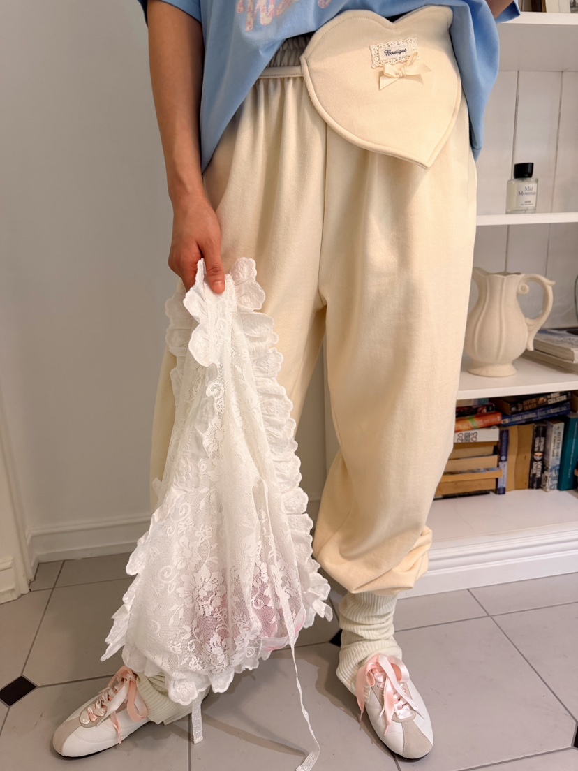 BOUTIQUE-L韓國東大門代購女士新款熱賣時尚26春夏休閑褲含包BOUTIQUE-L休閑褲