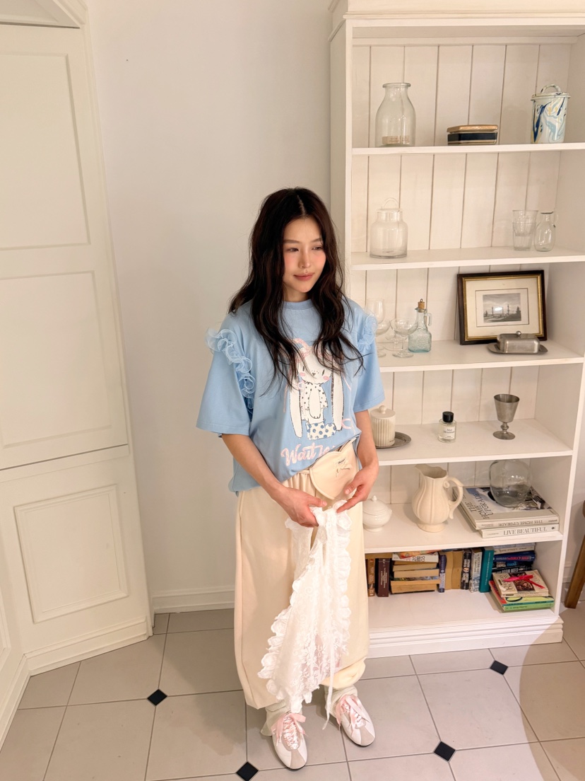 BOUTIQUE-L韓國東大門代購女士新款熱賣時尚26春夏休閑褲含包BOUTIQUE-L休閑褲