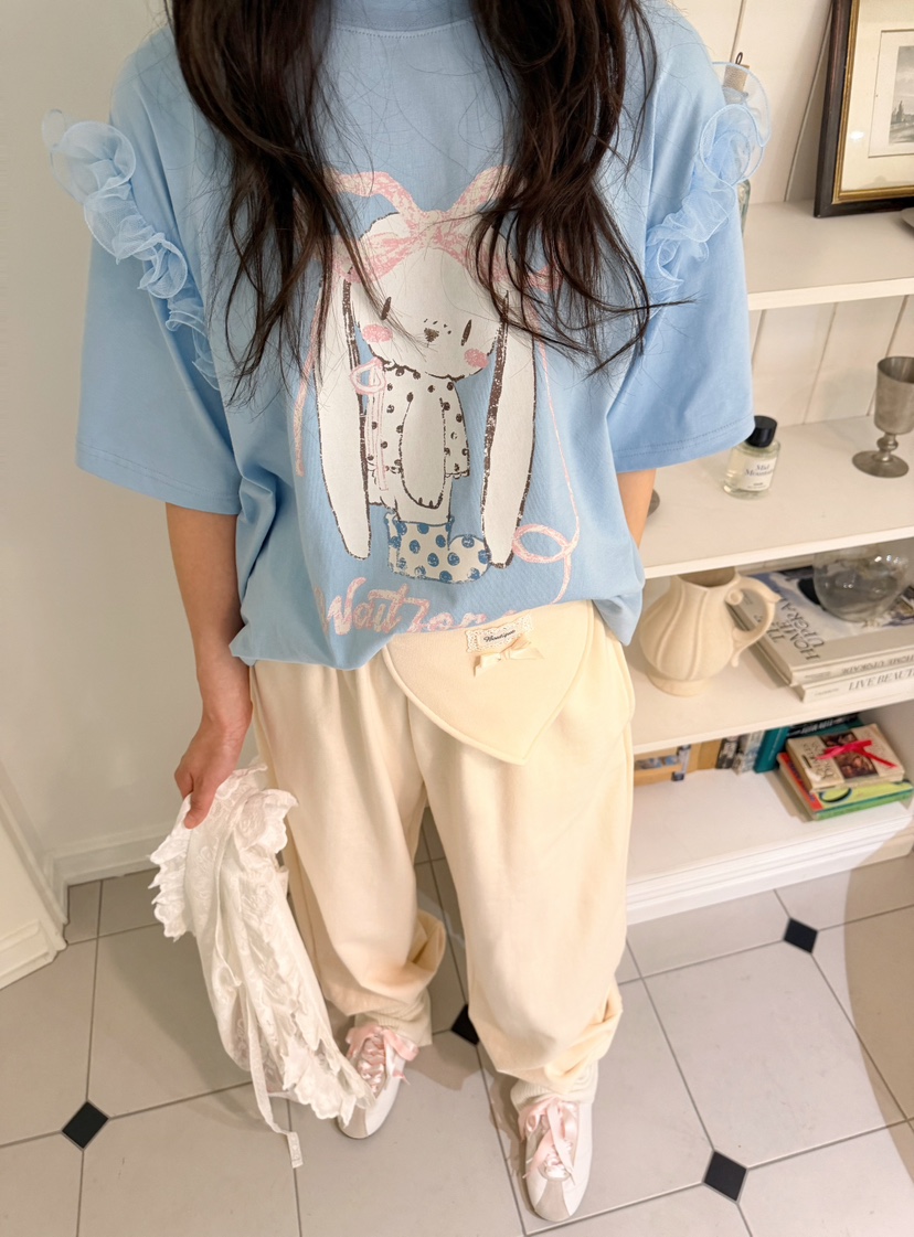 BOUTIQUE-L韓國東大門代購女士新款熱賣時尚26春夏休閑褲含包BOUTIQUE-L休閑褲