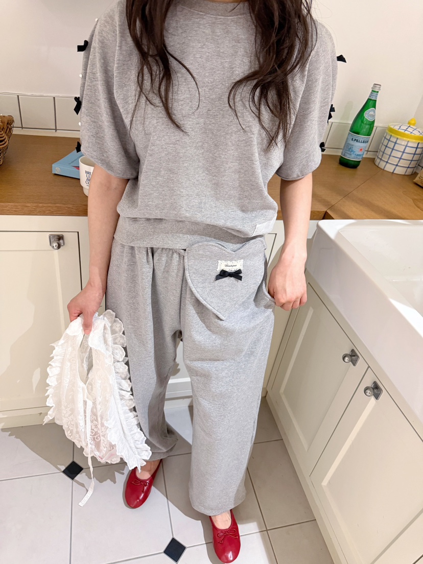 BOUTIQUE-L韓國東大門代購女士新款熱賣時尚26春夏休閑褲含包BOUTIQUE-L休閑褲