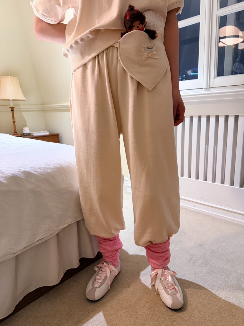 BOUTIQUE-L韓國東大門代購女士新款熱賣時尚26春夏休閑褲含包BOUTIQUE-L休閑褲