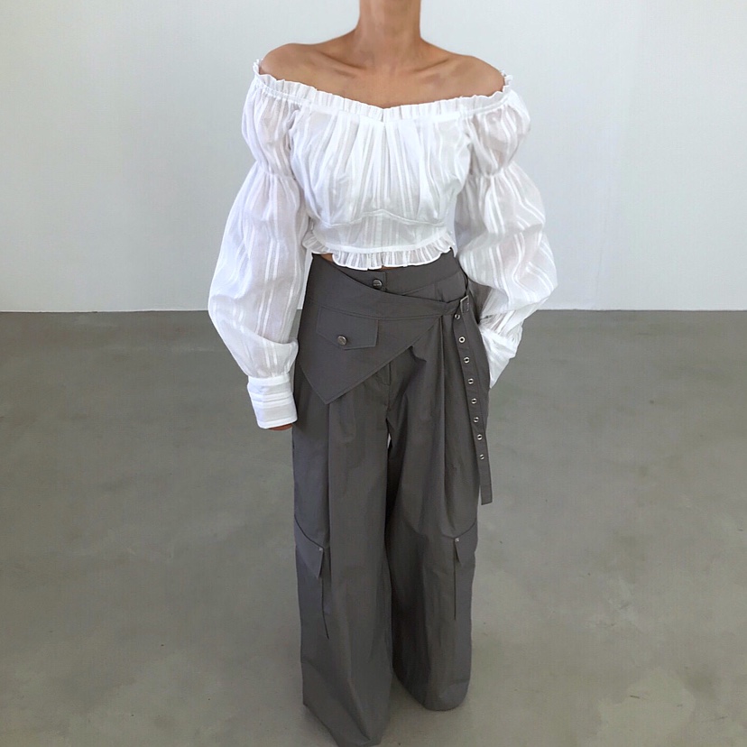 2TWO MOON韓國直郵女裝新款職業推薦人氣26春夏襯衫蕾絲衫2TWO MOON襯衫/蕾絲衫