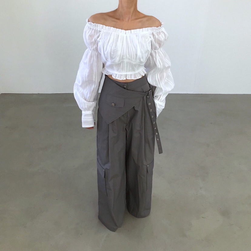 2TWO MOON韓國直郵女裝新款職業推薦人氣26春夏襯衫蕾絲衫2TWO MOON襯衫/蕾絲衫圖色1