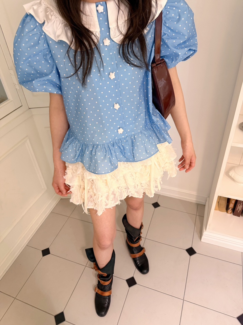 BOUTIQUE-L韓國直郵女裝新品熱賣人氣職業休閑26春夏短裙BOUTIQUE-L短裙