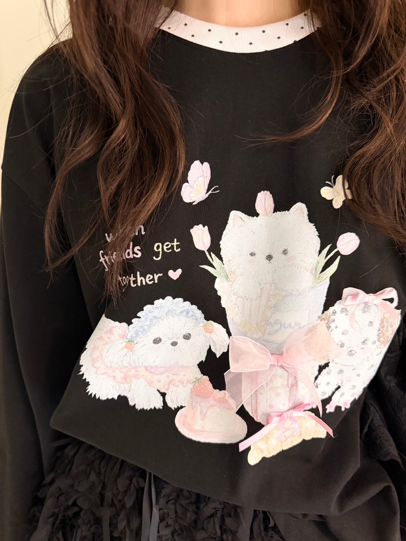 BOUTIQUE-L韓國直郵實拍女士新品職業人氣熱賣26春夏長袖T恤BOUTIQUE-L長袖T恤