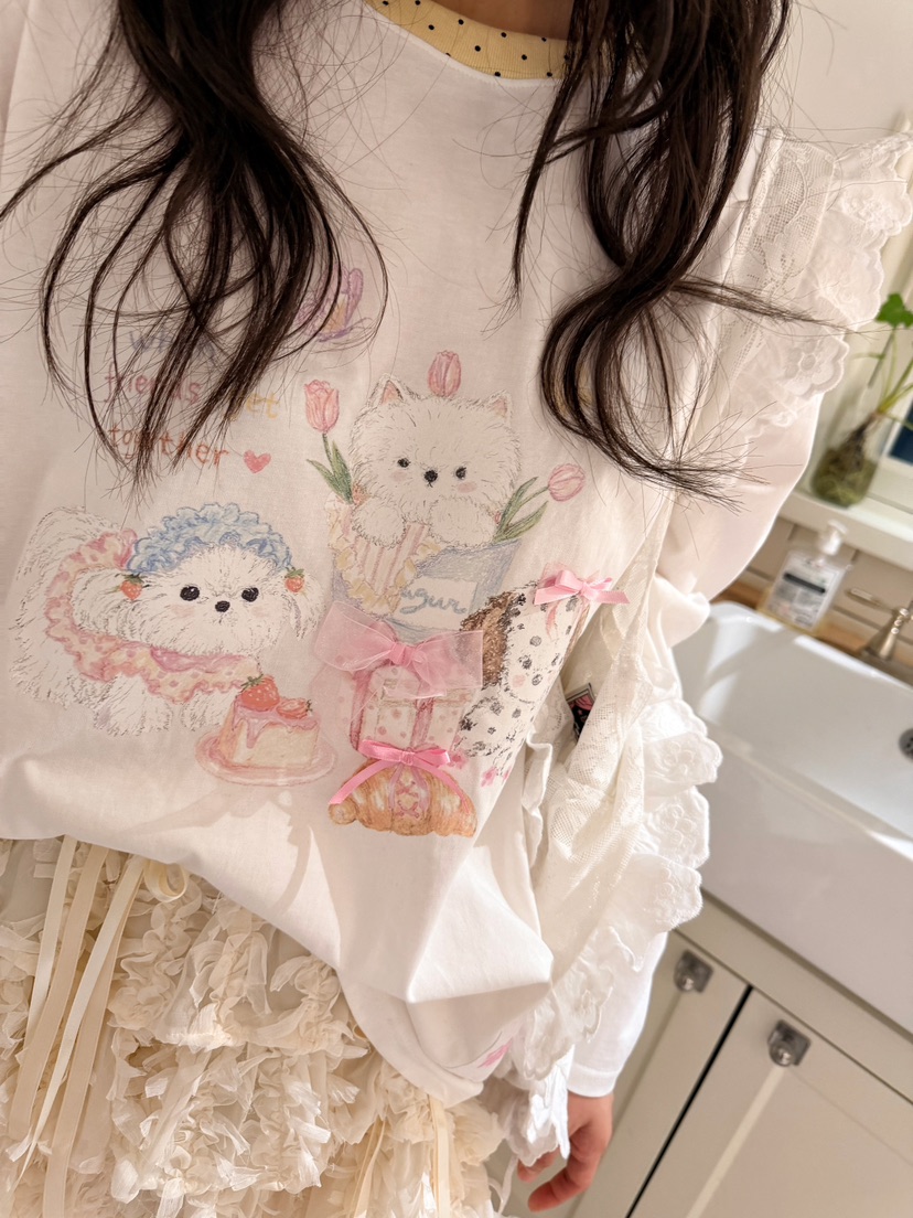 BOUTIQUE-L韓國直郵實拍女士新品職業人氣熱賣26春夏長袖T恤BOUTIQUE-L長袖T恤