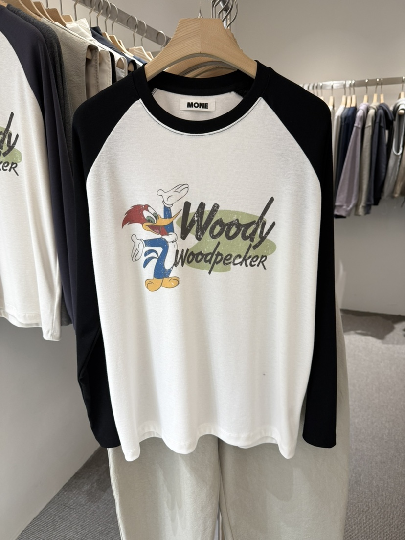 MONE-A韓國東大門代購女裝新款推薦26春夏時尚熱賣長袖T恤MONE-A長袖T恤圖色2