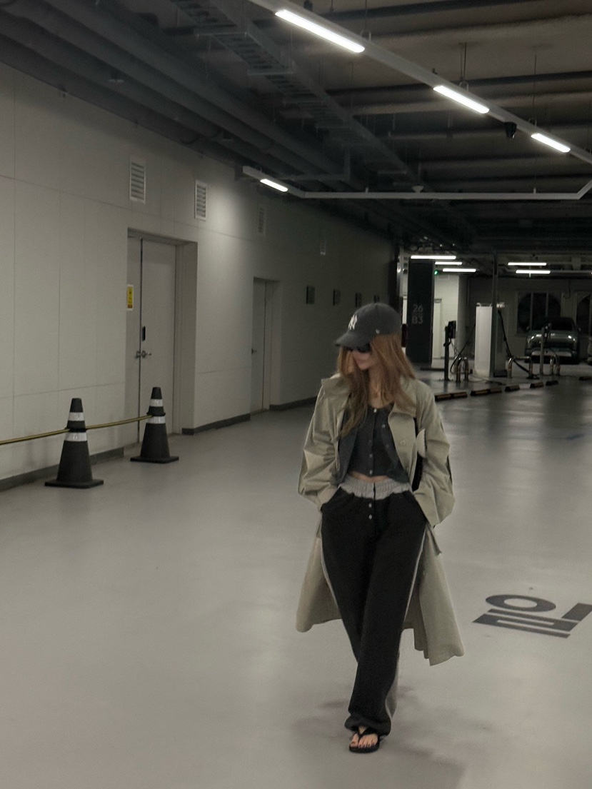 ZEROZERO韓國直郵女裝新款人氣推薦職業26春夏休閑褲條紋紐扣ZEROZERO休閑褲