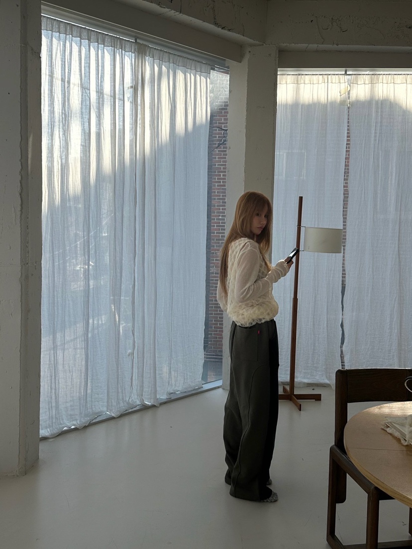 ZEROZERO韓國直郵女裝新款人氣推薦職業26春夏休閑褲條紋紐扣ZEROZERO休閑褲