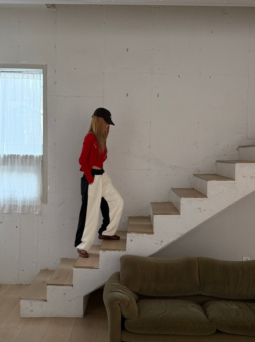 ZEROZERO韓國直郵女裝新款人氣推薦職業26春夏休閑褲條紋紐扣ZEROZERO休閑褲