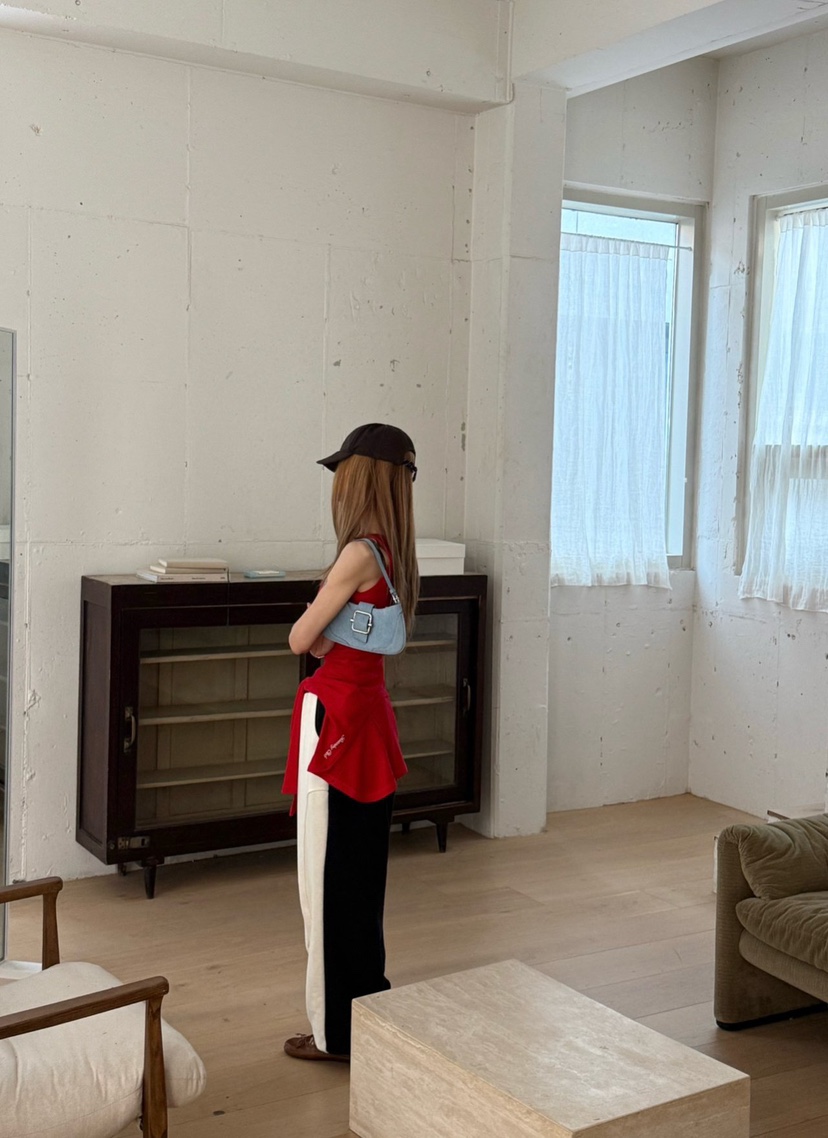 ZEROZERO韓國直郵女裝新款人氣推薦職業26春夏休閑褲條紋紐扣ZEROZERO休閑褲