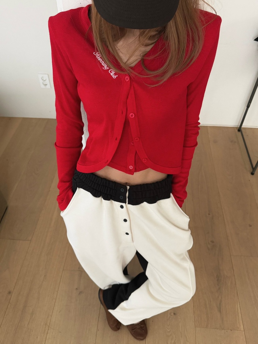 ZEROZERO韓國直郵女裝新款人氣推薦職業26春夏休閑褲條紋紐扣ZEROZERO休閑褲