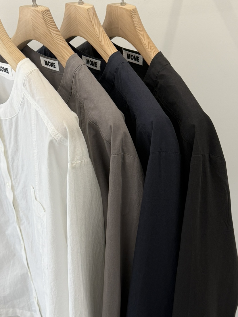 MONE-A韓國代購女裝新款職業推薦時尚熱賣襯衫蕾絲衫口袋MONE-A襯衫/蕾絲衫