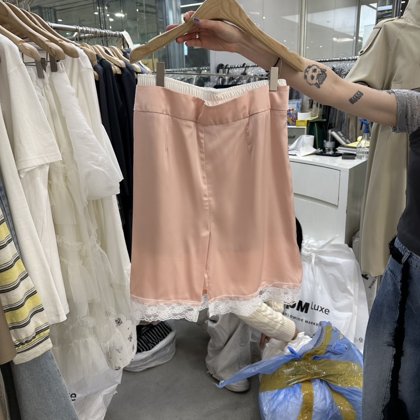 FOUNDATION韓國東大門直郵女裝新款時尚職業半身裙中短裙FOUNDATION半身裙/中短裙