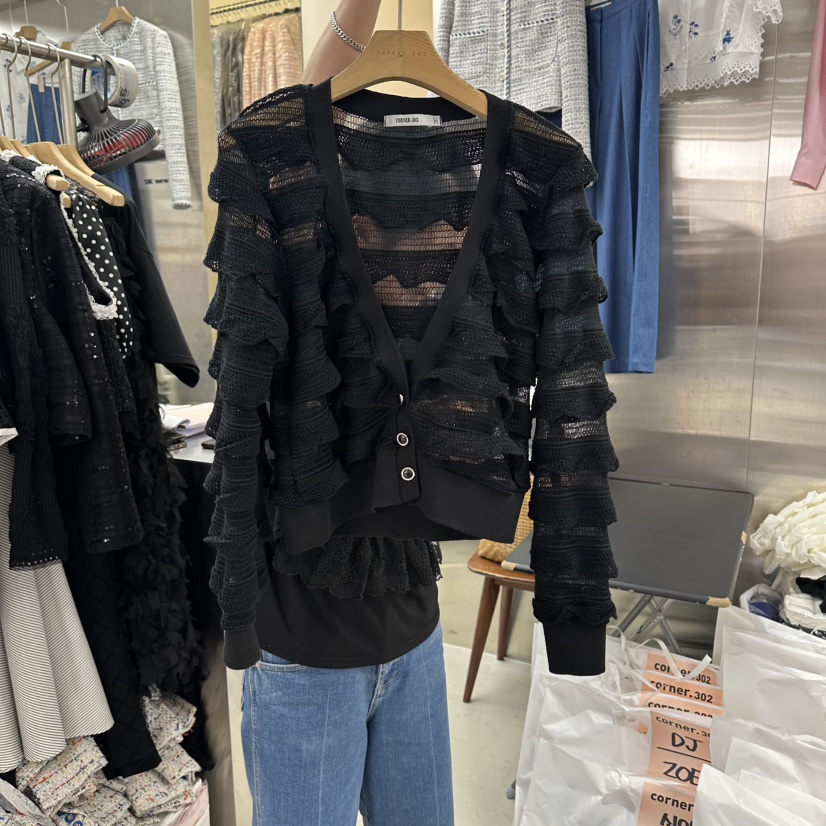 CORNER韓國代購女裝新款人氣休閑職業推薦熱賣26春夏針織衫CORNER.302針織衫圖色2