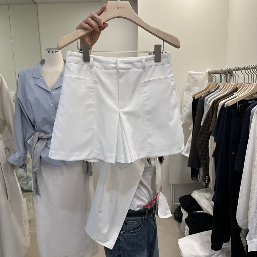 NOPSIS韓國直郵實拍女士新款人氣時尚26春夏職業推薦短褲NOPSIS短褲圖色1