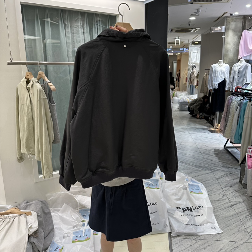 OURMOMENT韓國東大門代購女裝新品休閑熱賣26春夏夾克里外穿OURMOMENT夾克