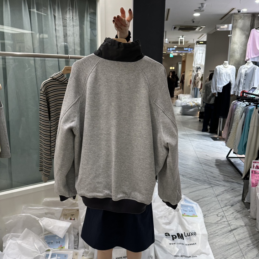 OURMOMENT韓國東大門代購女裝新品休閑熱賣26春夏夾克里外穿OURMOMENT夾克