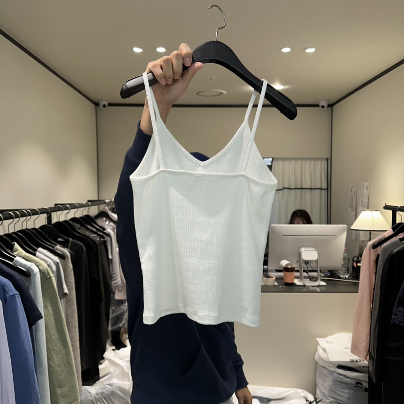 RE STOCK韓國代購女裝新品26春夏休閑熱賣人氣推薦吊帶背心RE STOCK吊帶/背心