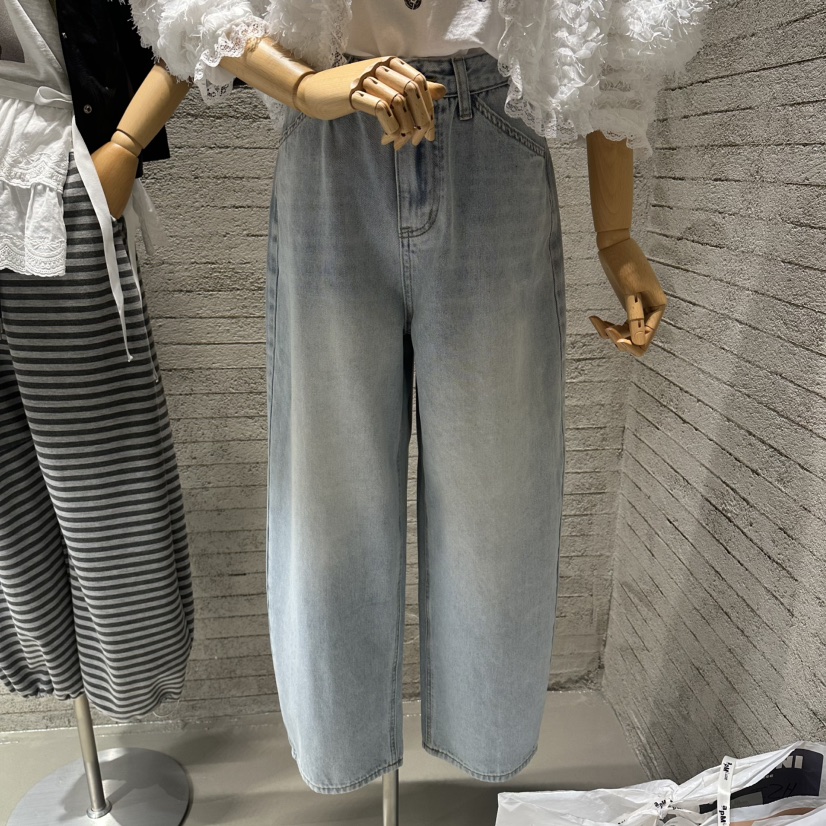 JUNI韓國東大門直郵女士新款推薦26春夏時尚人氣職業牛仔褲my juni牛仔褲圖色1