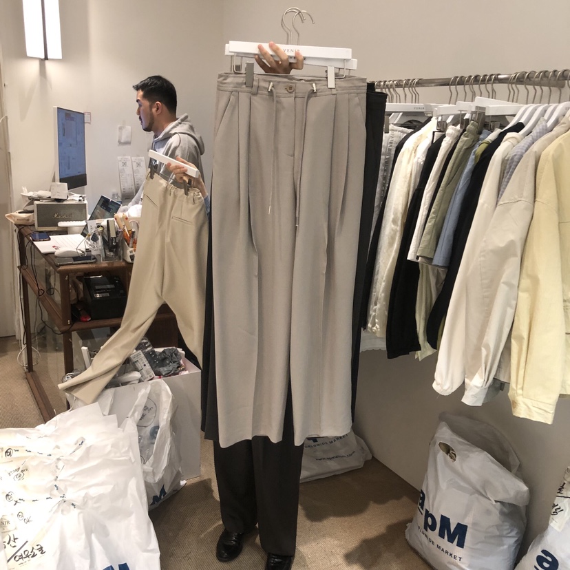 VENIR-a韓國代購女裝新款熱賣人氣26春夏時尚推薦休閑褲VENIR-a休閑褲圖色3